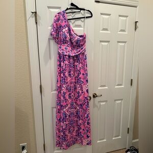 NWT Lilly Pulitzer one shoulder dress